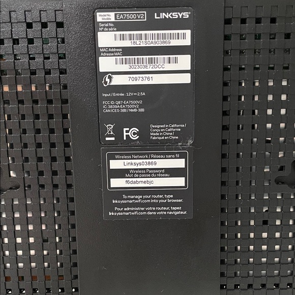 Linksys EA7500 Wireless Router - Picture 3 of 3